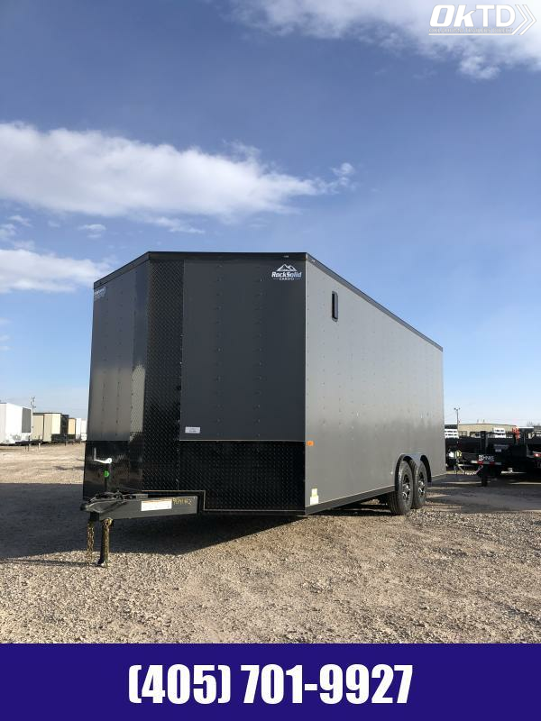 Enclosed Cargo Trailer Rock Solid 8.5 X 20 10.4k Oklahoma Trailers