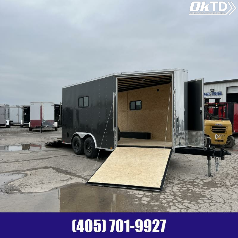 Enclosed Cargo Trailer Pace American 8.5 X 17 10k Oklahoma Trailers