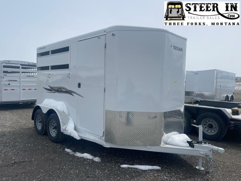 2023 Titan Trailers 2H AVALANCHE Horse Trailer Two Horse Trailers For