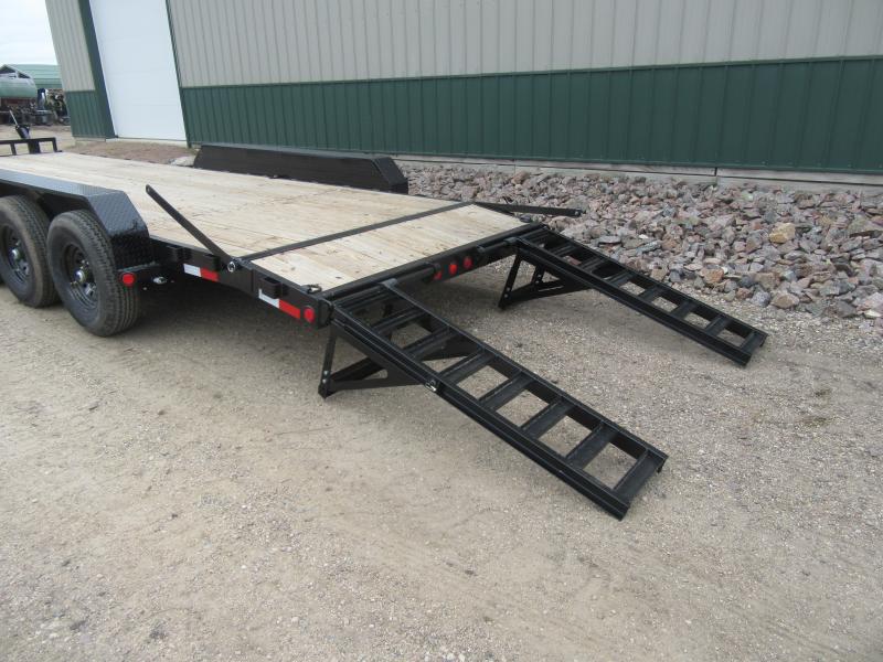 2023 24' PJ 6" Channel Equipment Triple Axle Trailer Trailers Sales