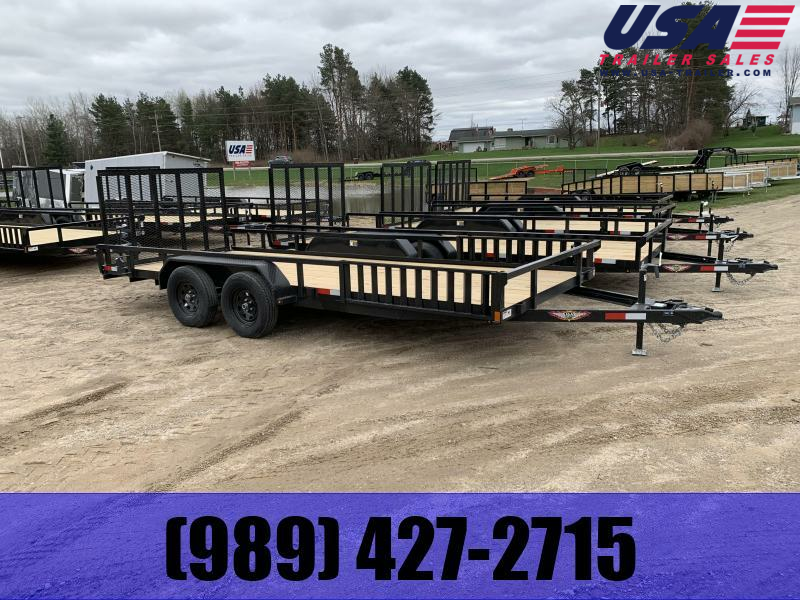 2023 H and H Trailer 18' ATV LANDSCAPE Utility Trailer Utility, Car