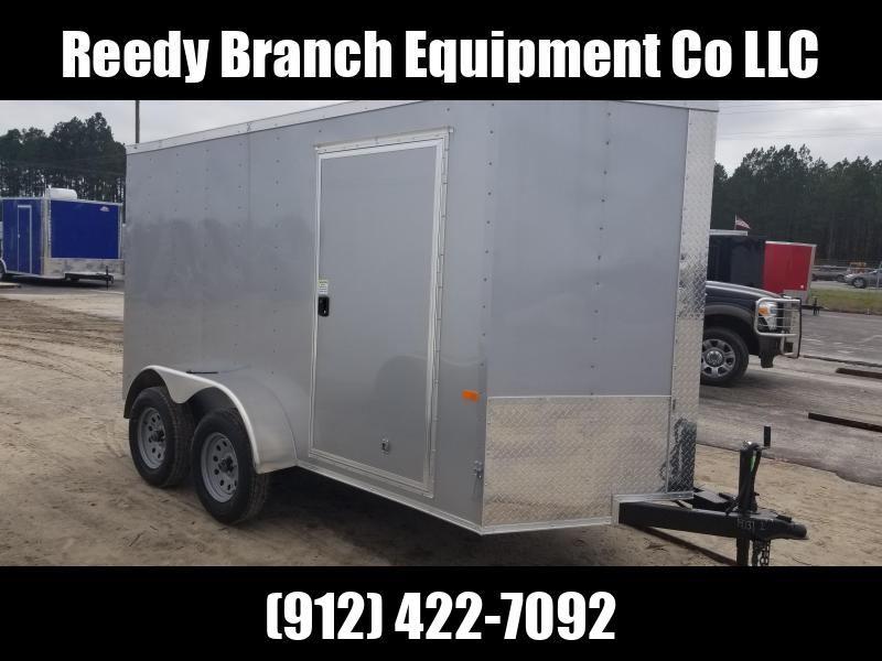 New Rock Solid Cargo 6x12 TA Silver Enclosed Cargo Trailer Best