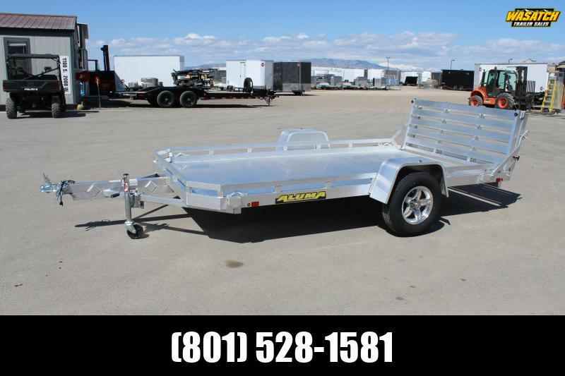 Aluma 7712H 6.5x12 Aluminum Utility Trailer Wasatch Trailer Sales