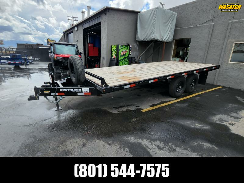 2024 Southland Trailers 16' HBAT Deckover Flatbed Trailer Wasatch