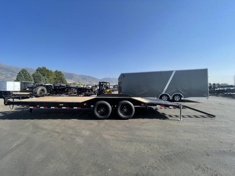 2023 PJ Trailers 24' B6 Superwide Flatedeck/Utility Trailer Wasatch Trailer Sales Layton