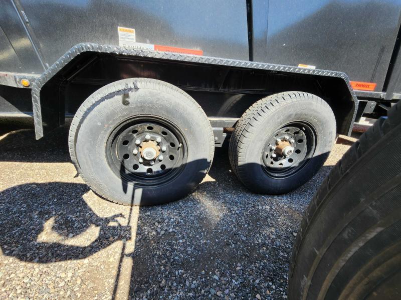 2023 RawMaxx 7X10 FlatDeck Combo Dump Trailer Wasatch Trailer Sales