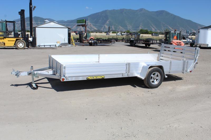 Aluma 8115 S R Single Axle Utility Trailer Wasatch Trailer Sales