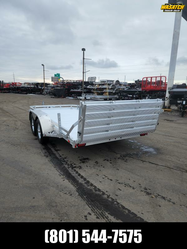 2024 Aluma 7814 BiFold Utility Trailer Wasatch Trailer Sales
