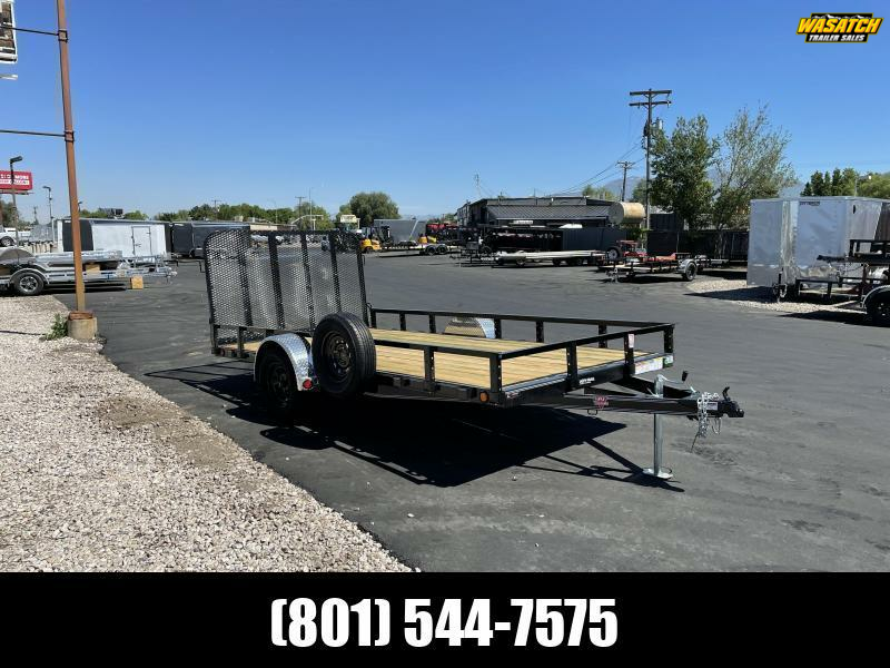 PJ U8 7x14 Channel Utility Trailer Wasatch Trailer Sales