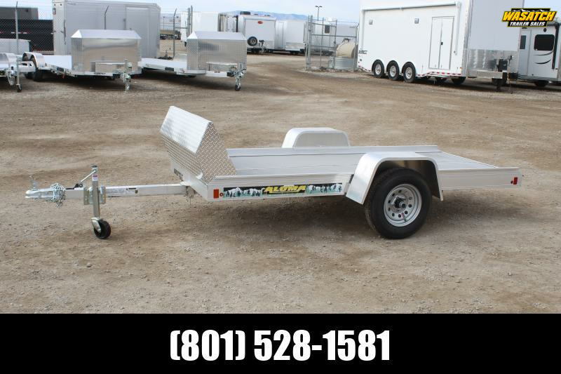 Aluma 8605FTILT Aluminum Snowmobile Trailer Wasatch Trailer Sales