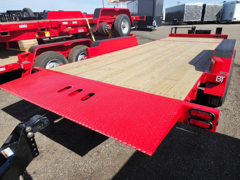 2022 Behnke 20' TA Tilt Deck Flatbed Trailer Wasatch Trailer Sales