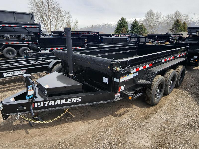 2023 PJ Trailers 7X14 DT Triple Axle Dump Trailer Wasatch Trailer