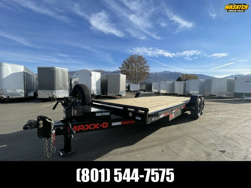 MAXXD C6X 7x24 Car Hauler Flatdeck Trailer Wasatch Trailer Sales