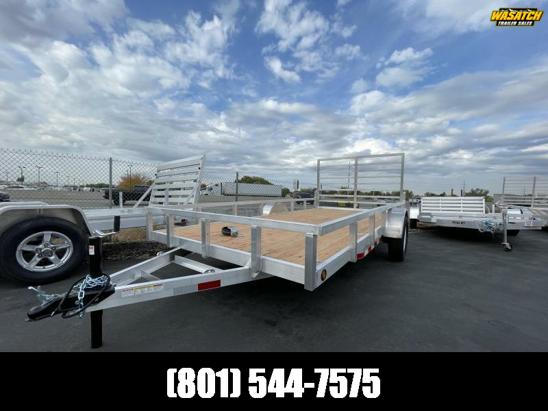 2023 Baughman Products 7X14 With Rails Aluminum Utility Trailer Wasatch Trailer Sales Layton