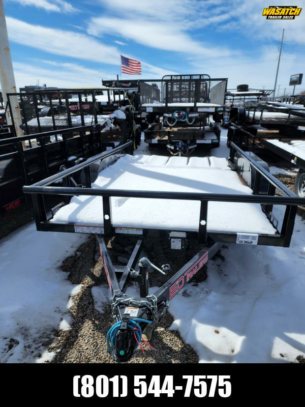 2022 ED Trailer Mfg 6.5X12 UT Utility Trailer Wasatch Trailer Sales