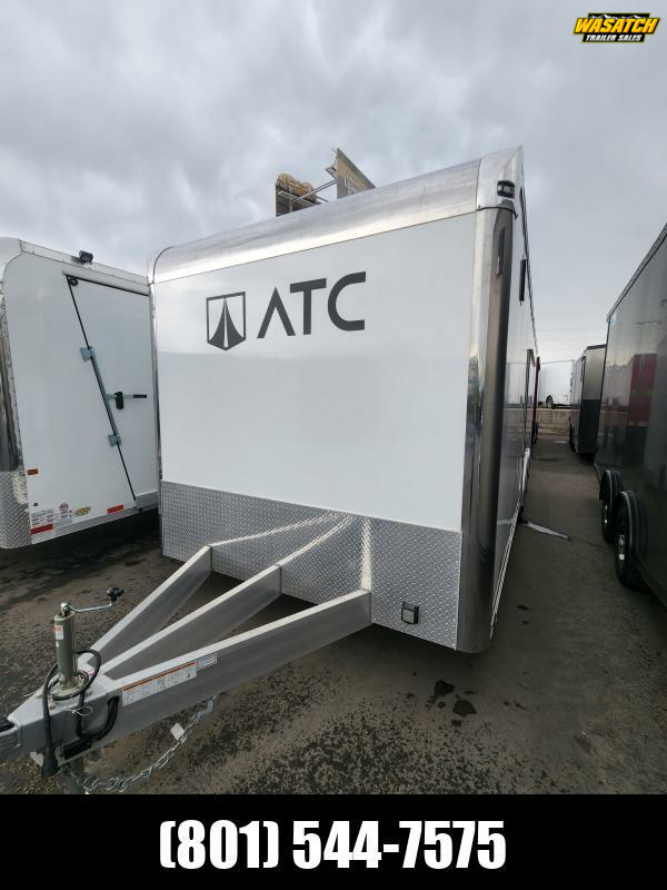 2022 ATC Quest Enclosed Car HaulerTrailer Wasatch Trailer Sales