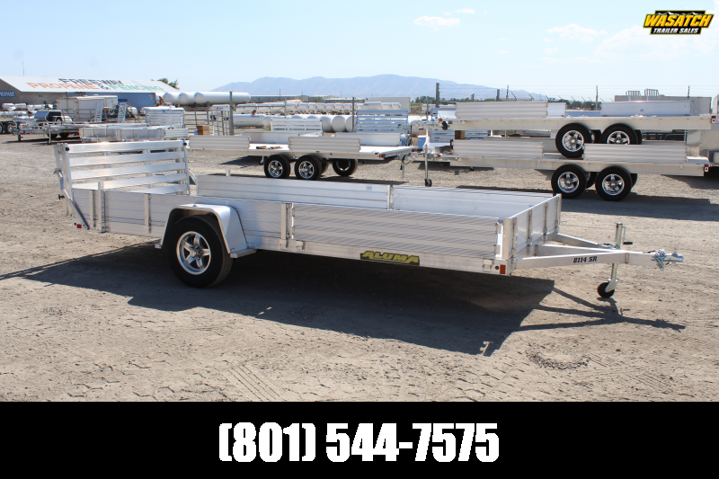 Aluma 8115SR Single Axle Utility Trailer Wasatch Trailer Sales