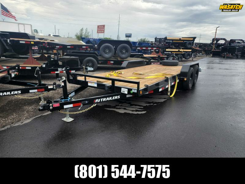 2024 PJ Trailers 20' CE Flatbed Trailer Wasatch Trailer Sales