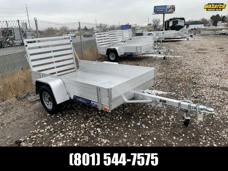 2023 Aluma 5x8 Aluminum Utility Trailer Wasatch Trailer Sales