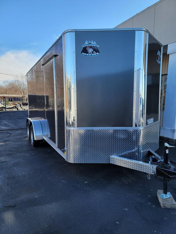 Big Horn Contractor Enclosed Trailer 7x16 Reeds Trailers Grandview