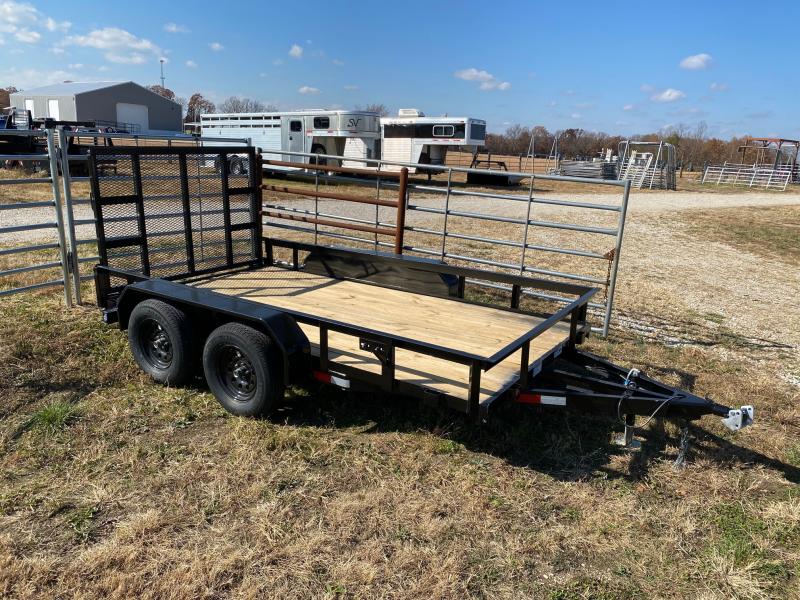 2023 STAG Trailers 12G Tandem Utility Trailer Montgmery Livestock