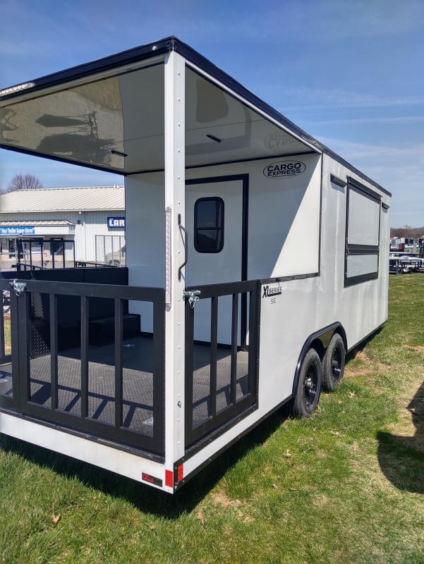 2023 Look Trailers 8.5x22 With Porch 10k Cargo / Enclosed Trailer New