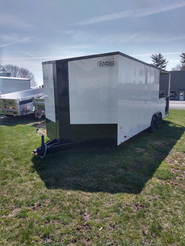 2023 Look Trailers 8.5x22 With Porch 10k Cargo / Enclosed Trailer New
