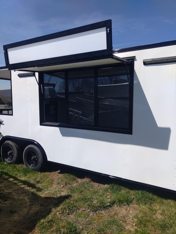 2023 Look Trailers 8.5x22 With Porch 10k Cargo / Enclosed Trailer New