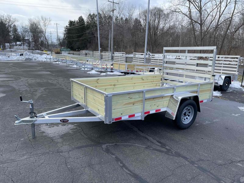 2024 MMT 6'x10'SA Wood Side Aluminum Utility Trailer Mid Michigan