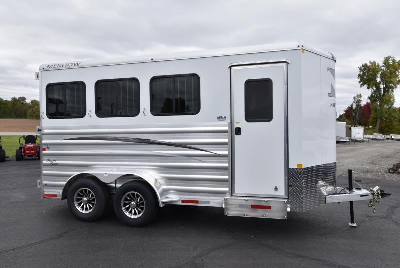 2024 Merhow Trailers 3 horse bumper pull bronco Horse Trailer