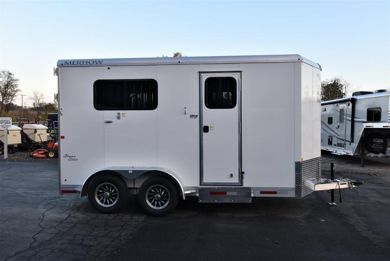 2024 Merhow Trailers Bronco 2 horse straight load Horse Trailer