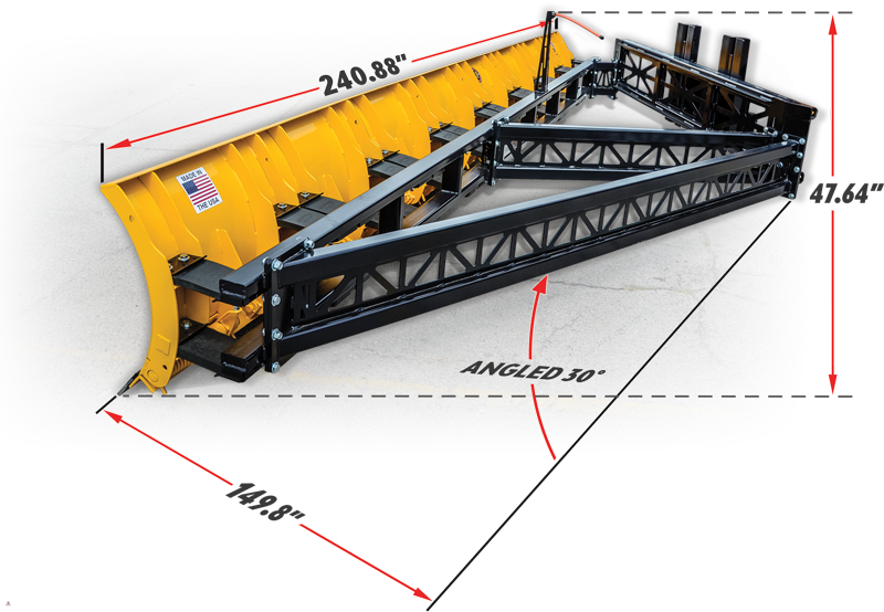 2023 Arctic SSR20 Sectional Snopusher Iron Valley Equipment Work