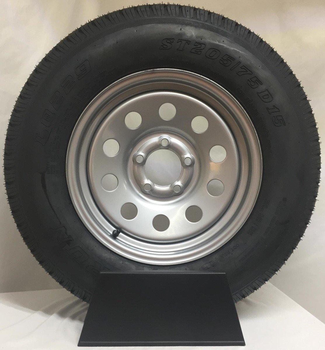 Spare Tire and Rim (205/75R15 - 5 Bolt) - Discovery Trailers