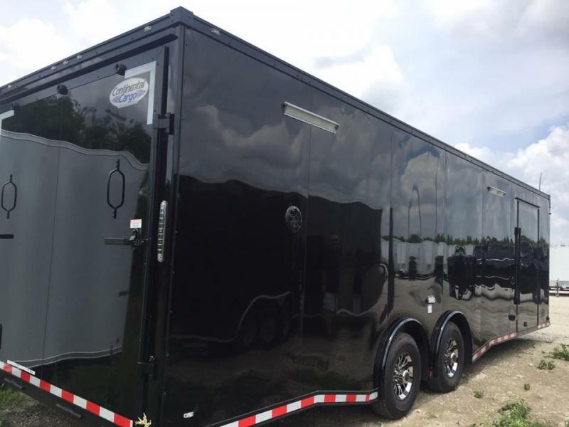 28 Continental Cargo Black out extra ht Car / Racing Trailer / ENCLOSED