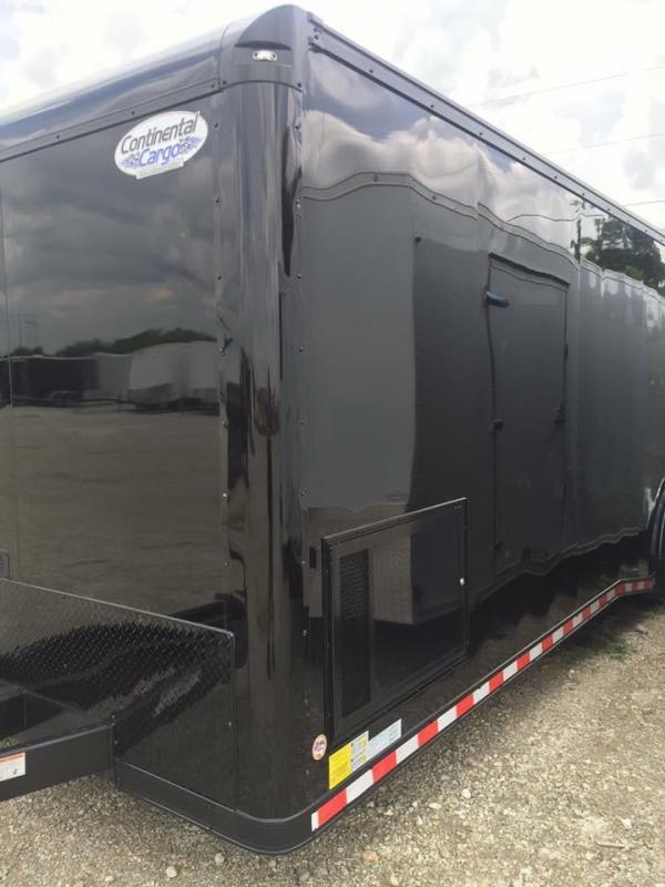 28 Continental Cargo Black out extra ht Car / Racing Trailer / ENCLOSED