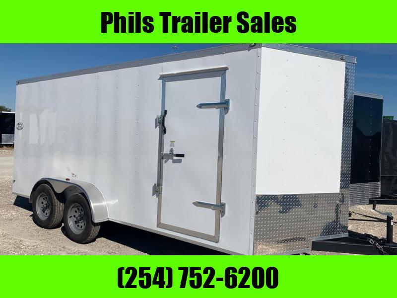 7x16 + 2 7 ft interior ht EXTRA HT Enclosed Trailer Enclosed Cargo