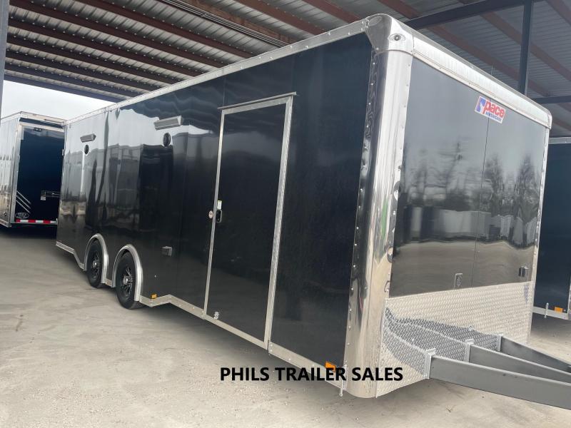 8.5 X24 Pace American TORSION SPREAD AXLES ESCAPE DOOR Enclosed Cargo