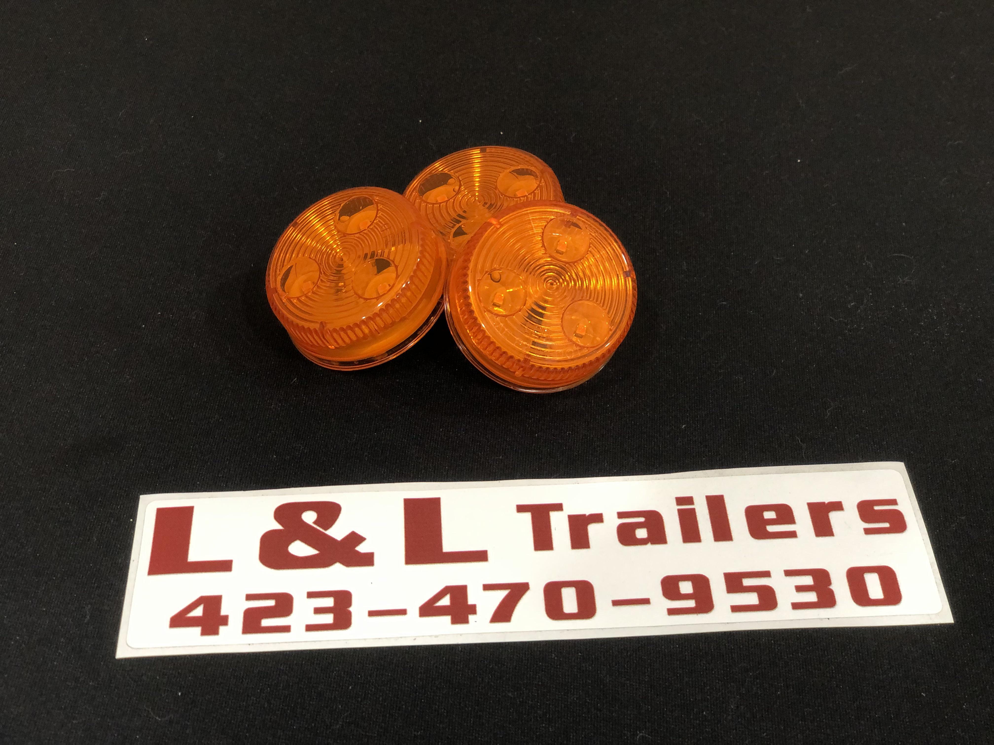 2" Round Amber LED