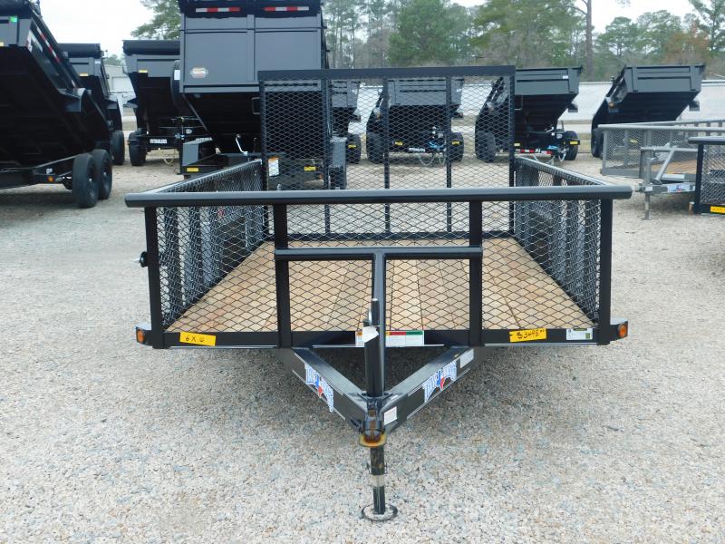 2023 Texas Bragg Trailers Heavy Duty 6x10 with 24" Expanded Metal Sides Utility Trailer HGRs