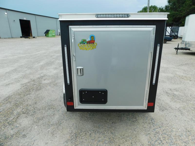 2024 Covered Wagon Trailers Gold Series 4x6 Vnose Cargo / Enclosed