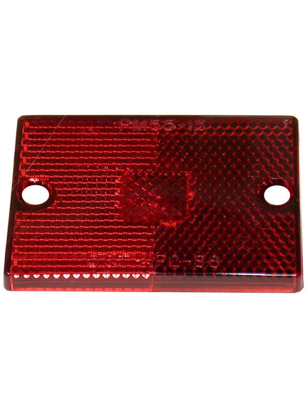 Peterson Replacement Red Rectangular Lens with Reflector