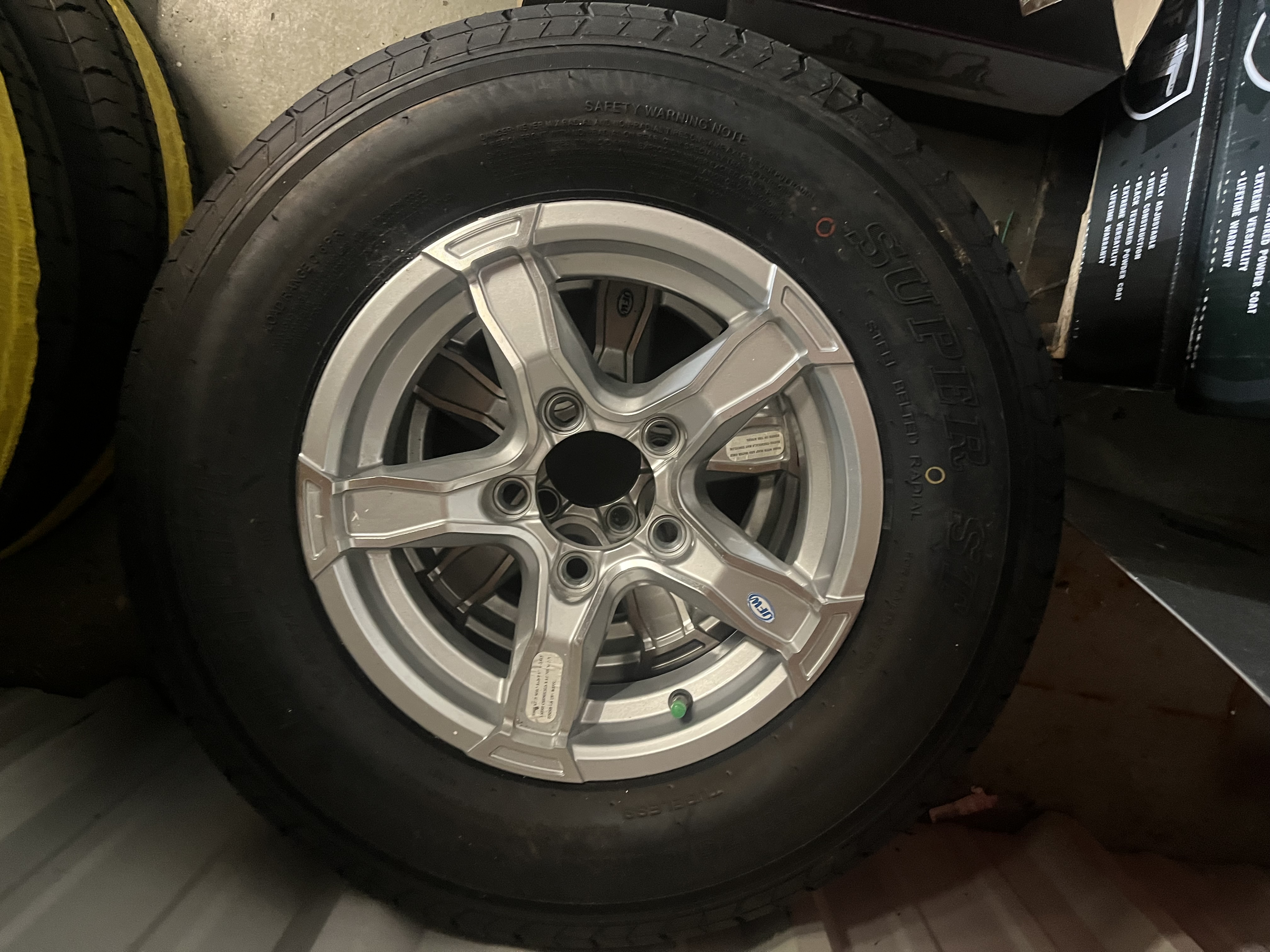 5 Lug 13 Silver Liger Spare Tire