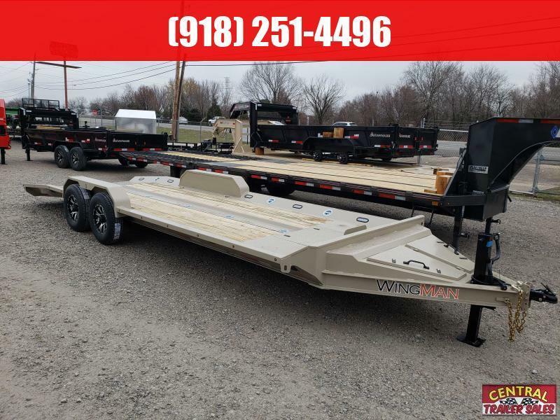 2023 83"X24' RawMaxx WMX Wingman Equipment / Toy Hauler 14K GVWR Central Trailer Sales OK