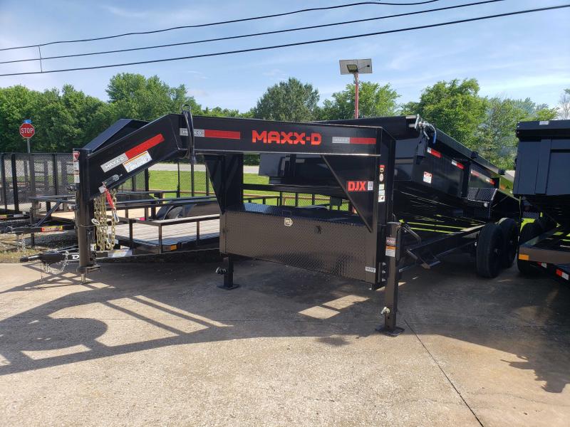 2022 MAXXD DJX 16' X 83" IBeam Dump Trailer Gooseneck Living