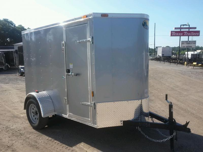 GANS58SA CARGO MATE 5 X 8 ENCLOSED CARGO TRAILER W/ REAR RAMP DOOR AND