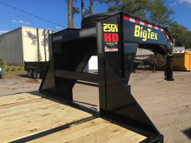 25GN40HDTS BIG TEX 40' GOOSENECK DUAL TANDEM W/ 9' HYDRAULIC DOVETAIL