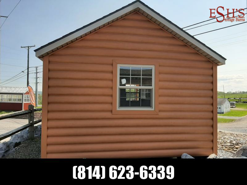 12x24 Cottage Cabin / American Cedar Vinyl Log Siding & Trim / Rustic