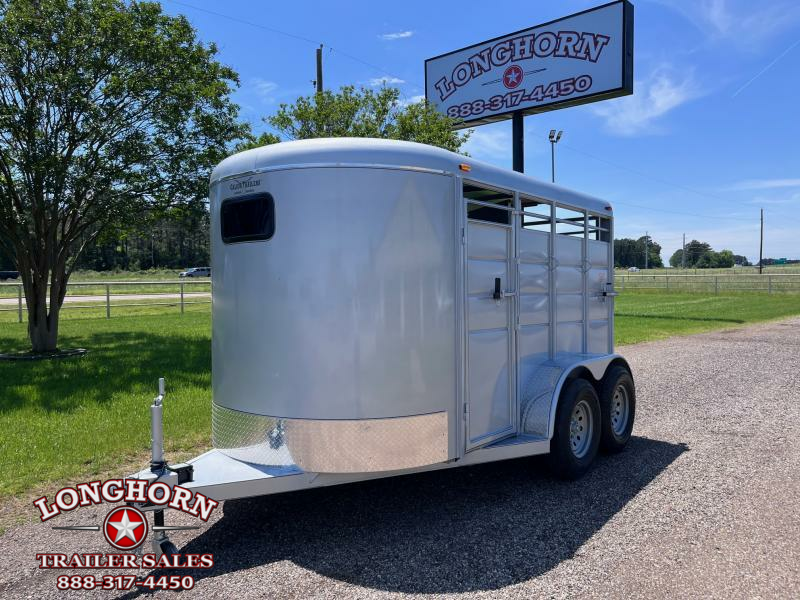 2024 Calico Trailers 2 Horse Bumper Pull with Front Tack Horse Trailer