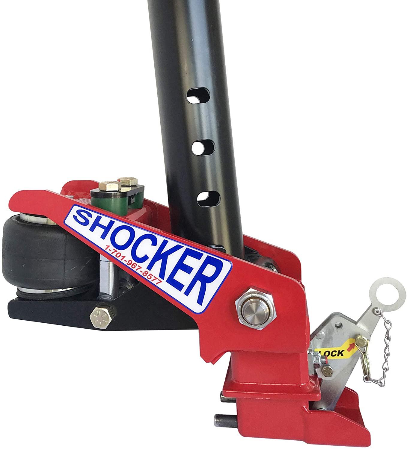 9" Extension Gooseneck Surge Air Hitch Stem & Coupler