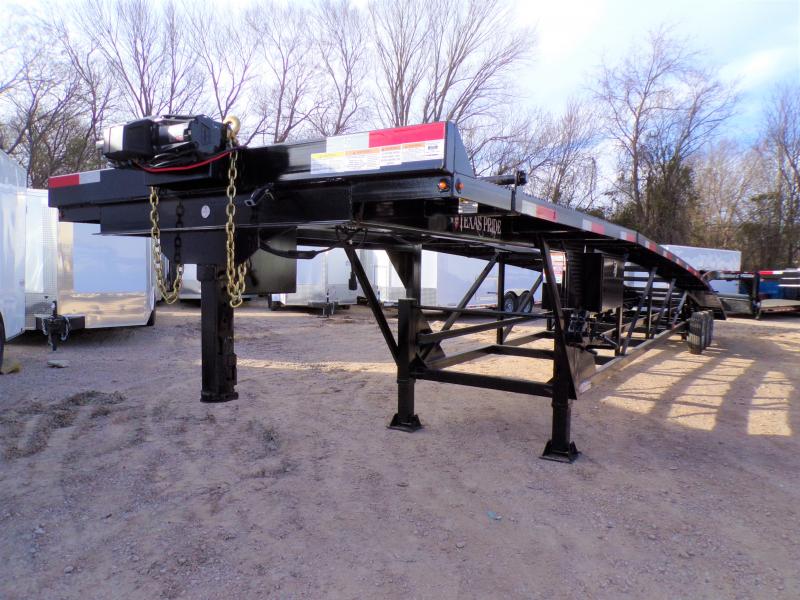 2023 Texas Pride Trailers 8x50 3/Car Wedge Car Hauler Living Quarter